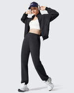 G4Free Activewear - Smoofit Fleece Lined High Waist Joggers Sweatpants -GF25D719AA-S-GF25D720AA-S-GF25D721AA-S-GF25D719AB-M-GF25D720AB-M