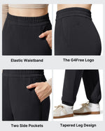 G4Free Activewear - Smoofit Fleece Lined High Waist Joggers Sweatpants -GF25D719AA-S-GF25D720AA-S-GF25D721AA-S-GF25D719AB-M-GF25D720AB-M