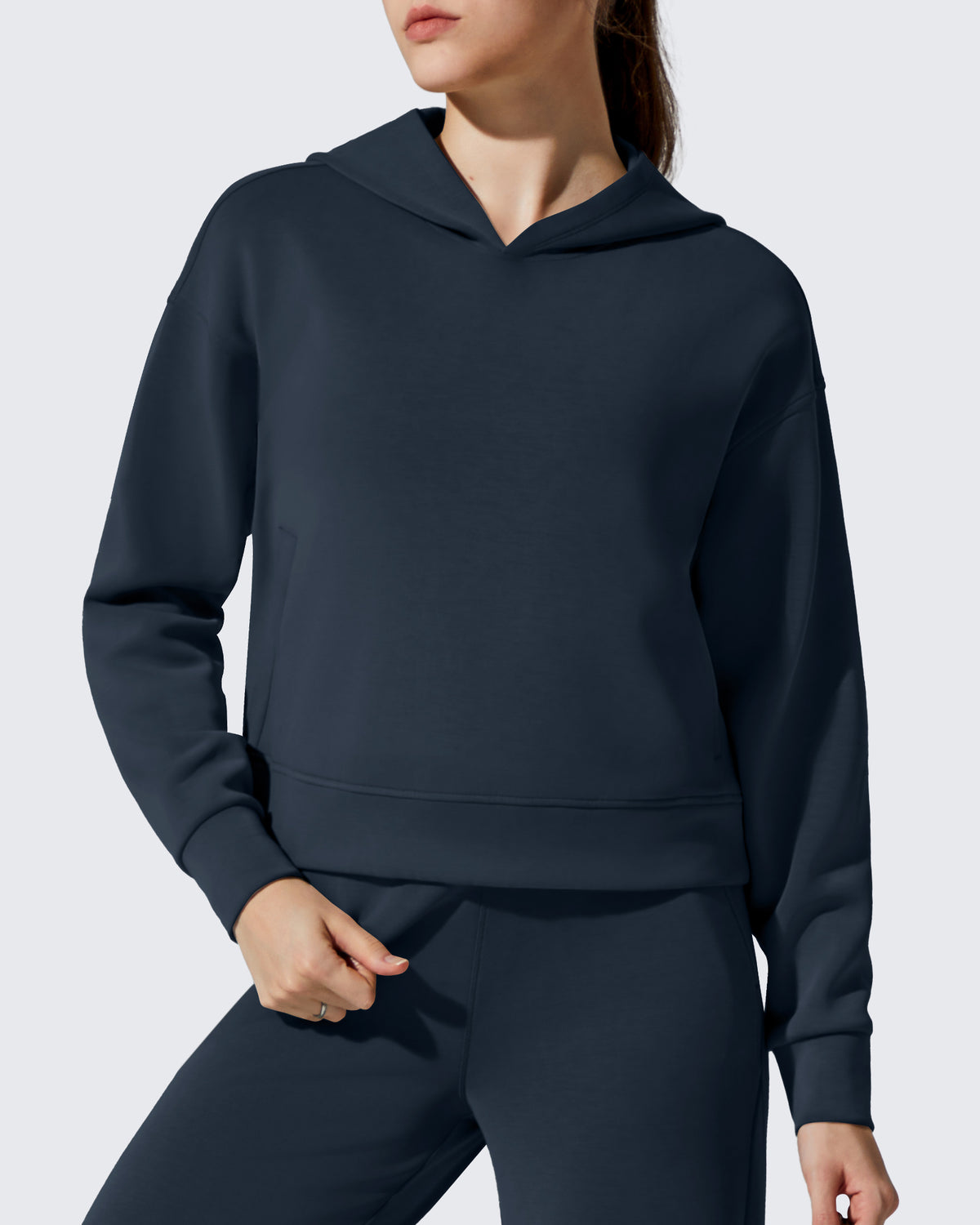 G4Free Activewear - Smoofit Fleece Long Sleeve Pullover Hoodies -GF25F722AF-XS-GF25F722AA-S-GF25F722AB-M-GF25F722AC-L-GF25F722AD-XL