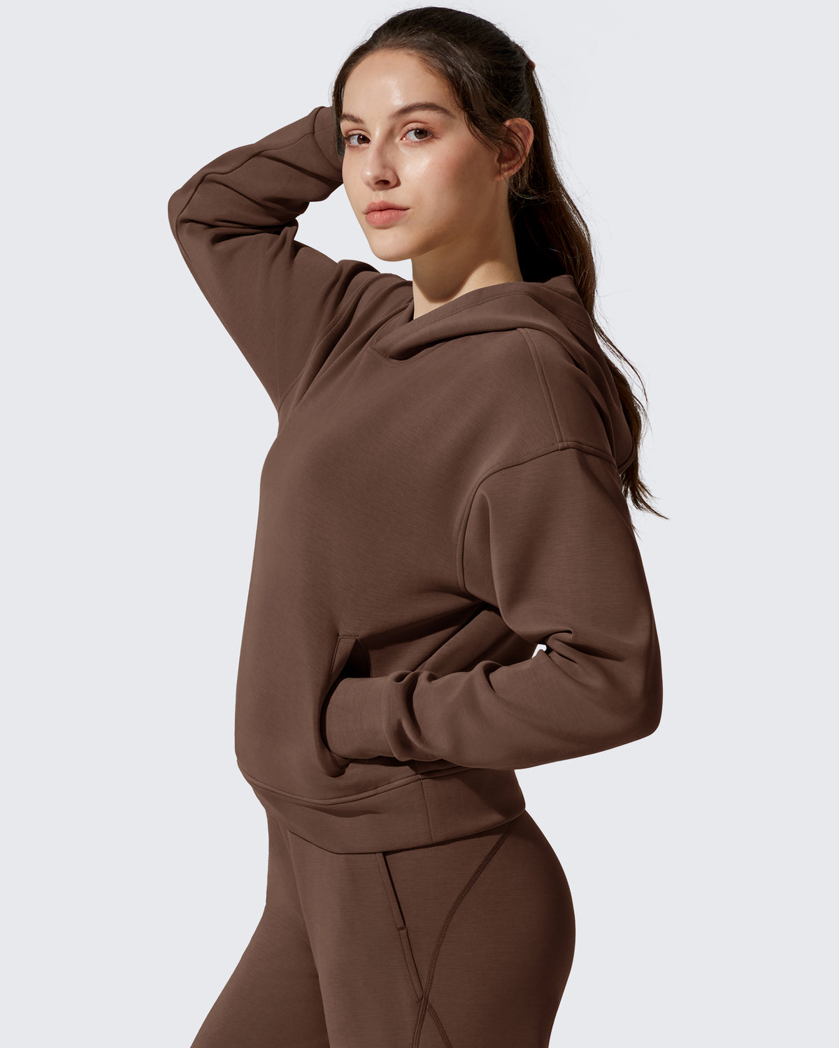 G4Free Activewear - Smoofit Fleece Long Sleeve Pullover Hoodies -GF25F722AF-XS-GF25F722AA-S-GF25F722AB-M-GF25F722AC-L-GF25F722AD-XL