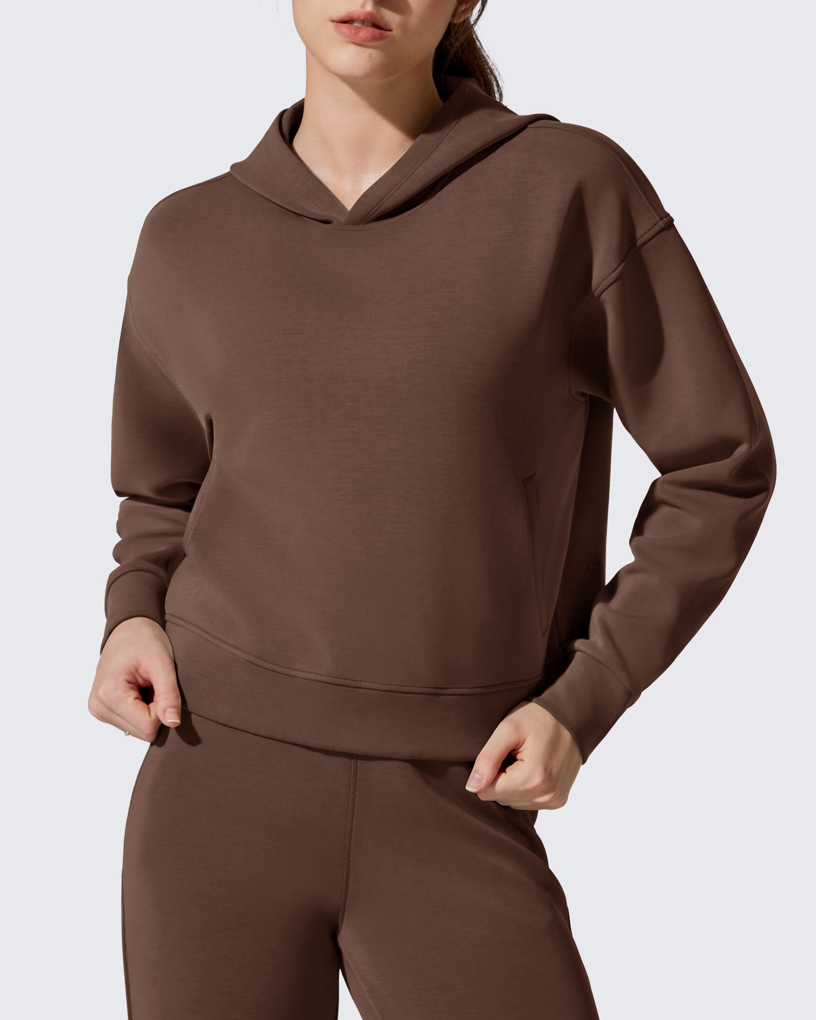 G4Free Activewear - Smoofit Fleece Long Sleeve Pullover Hoodies -GF25F722AF-XS-GF25F722AA-S-GF25F722AB-M-GF25F722AC-L-GF25F722AD-XL