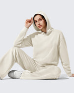 G4Free Activewear - Smoofit Fleece Long Sleeve Pullover Hoodies -GF25F722AF-XS-GF25F722AA-S-GF25F722AB-M-GF25F722AC-L-GF25F722AD-XL