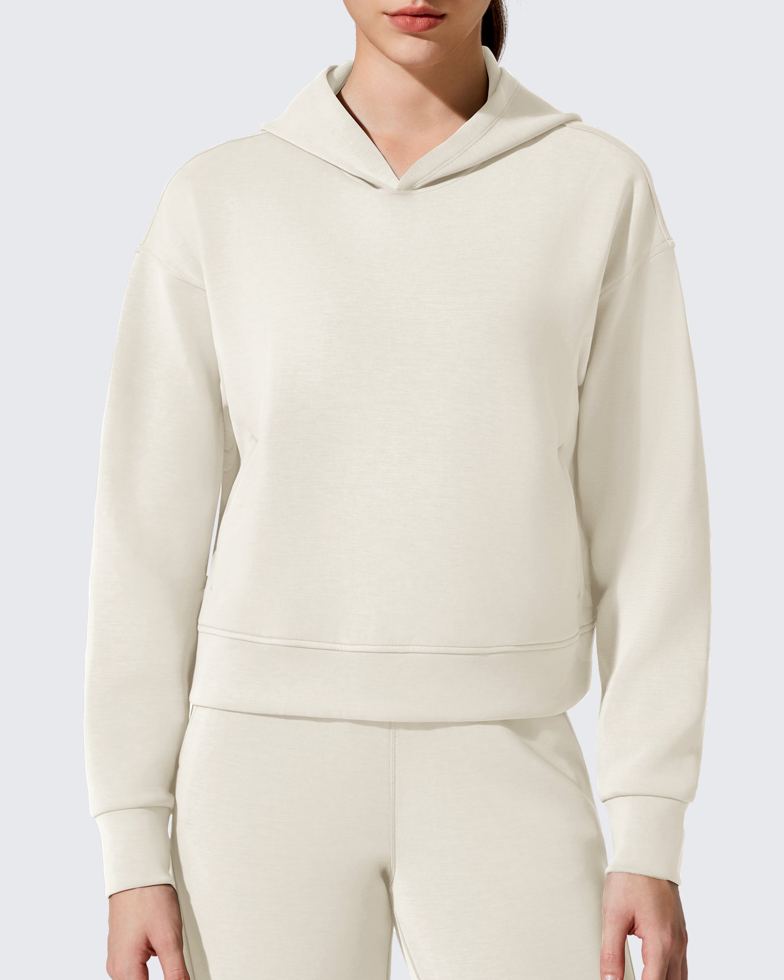 G4Free Activewear - Smoofit Fleece Long Sleeve Pullover Hoodies -GF25F722AF-XS-GF25F722AA-S-GF25F722AB-M-GF25F722AC-L-GF25F722AD-XL