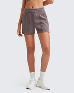 G4Free Activewear - Smoofit Front Pleats Elasticity Sweat Shorts -GF25E319AA-S-GF25E319AB-M-GF25E319AC-L-GF25E319AD-XL-GF25E319AE-XXL