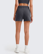 G4Free Activewear - Smoofit Front Pleats Elasticity Sweat Shorts -GF25E319AA-S-GF25E319AB-M-GF25E319AC-L-GF25E319AD-XL-GF25E319AE-XXL