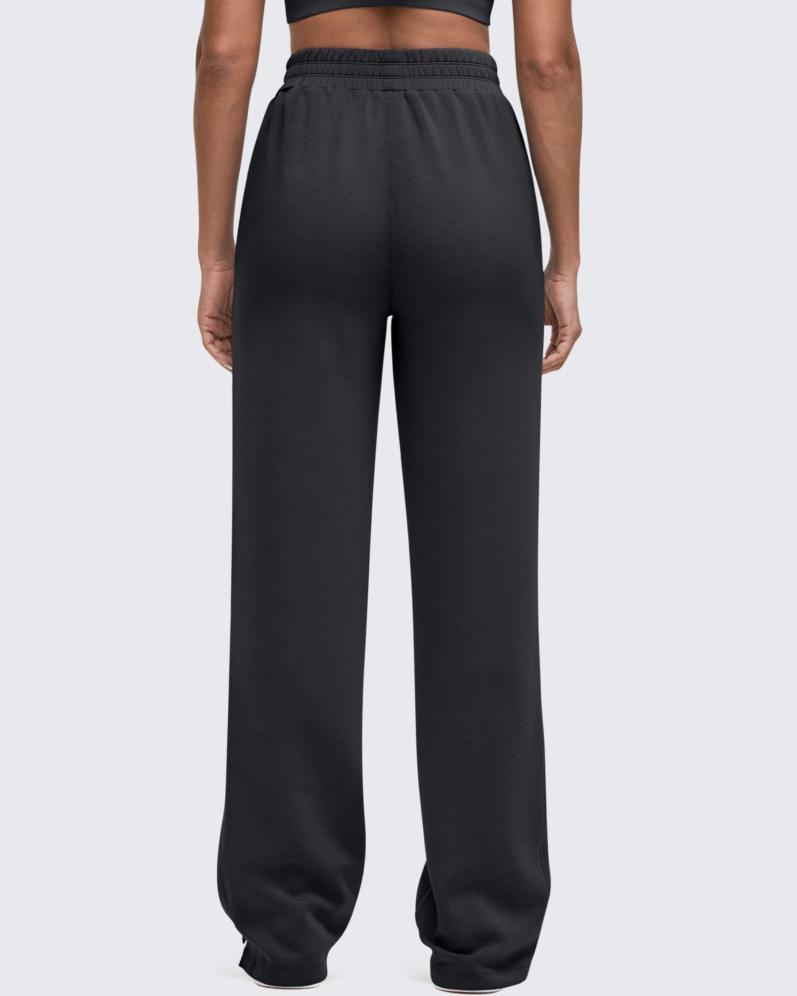 G4Free Activewear - Smoofit High-Waist Side Slit Wide Leg Sweatpants -GF25J544AF-XS-GF25J545AF-XS-GF25J546AF-XS-GF25J544AA-S-GF25J545AA-S