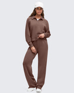 G4Free Activewear - Smoofit High-Waist Side Slit Wide Leg Sweatpants -GF25J544AF-XS-GF25J545AF-XS-GF25J546AF-XS-GF25J544AA-S-GF25J545AA-S