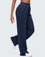 G4Free Activewear - Smoofit High-Waist Side Slit Wide Leg Sweatpants -GF25J544AF-XS-GF25J545AF-XS-GF25J546AF-XS-GF25J544AA-S-GF25J545AA-S