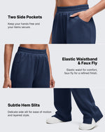 G4Free Activewear - Smoofit High-Waist Side Slit Wide Leg Sweatpants -GF25J544AF-XS-GF25J545AF-XS-GF25J546AF-XS-GF25J544AA-S-GF25J545AA-S
