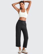 G4Free Activewear - Smoofit High Waist Wide Leg Capris Pants -GF25J293AA-S-GF25J293AB-M-GF25J293AC-L-GF25J293AD-XL-GF25J293AE-XXL