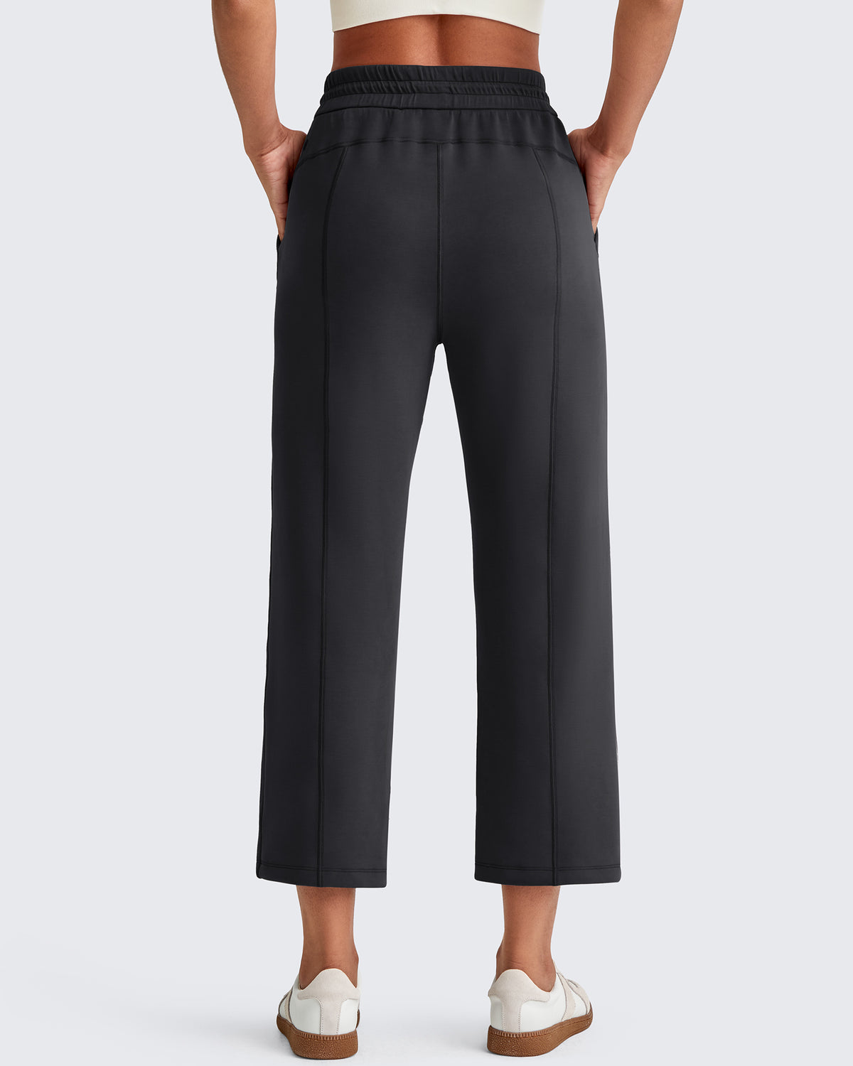 G4Free Activewear - Smoofit High Waist Wide Leg Capris Pants -GF25J293AA-S-GF25J293AB-M-GF25J293AC-L-GF25J293AD-XL-GF25J293AE-XXL