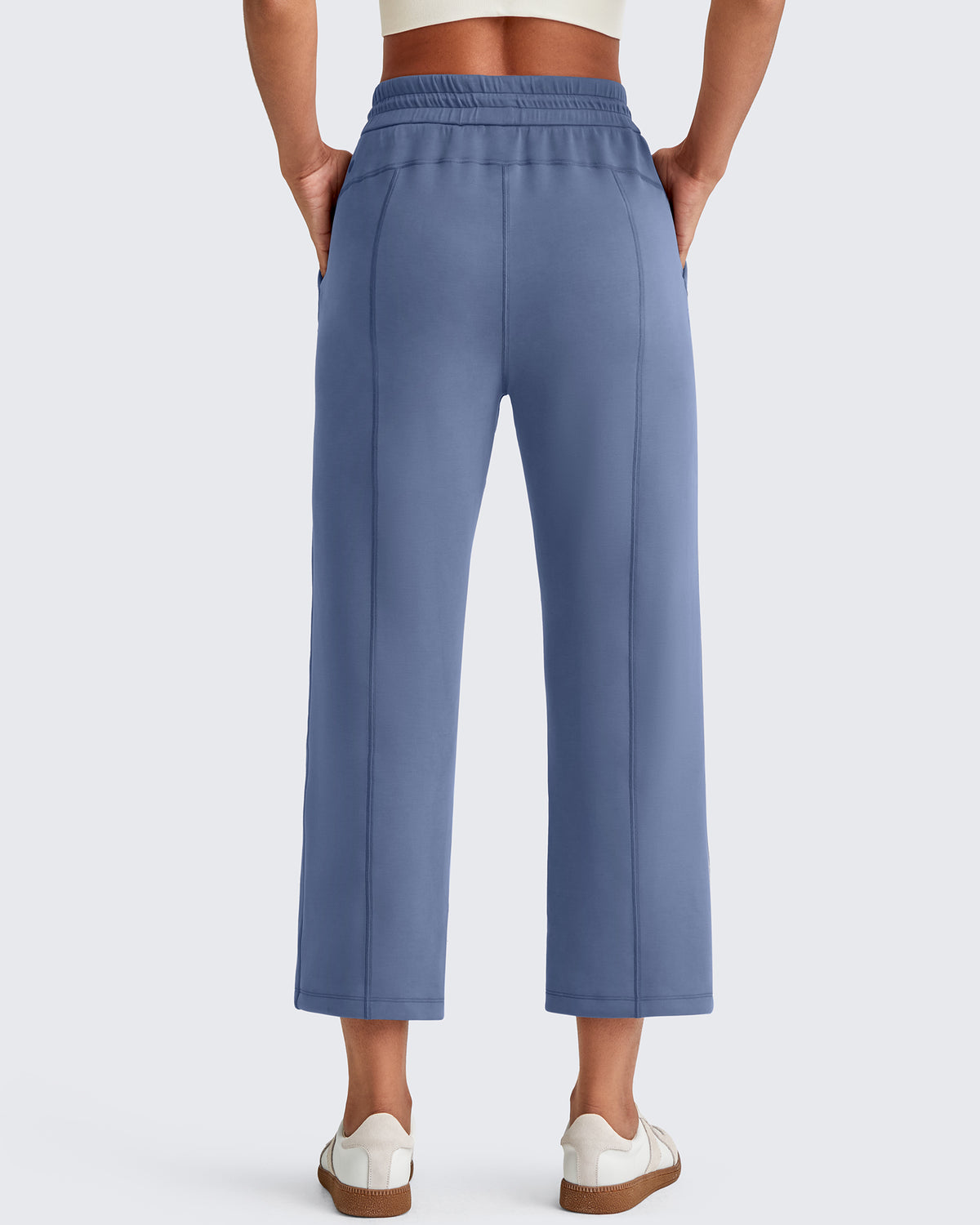 G4Free Activewear - Smoofit High Waist Wide Leg Capris Pants -GF25J293AA-S-GF25J293AB-M-GF25J293AC-L-GF25J293AD-XL-GF25J293AE-XXL