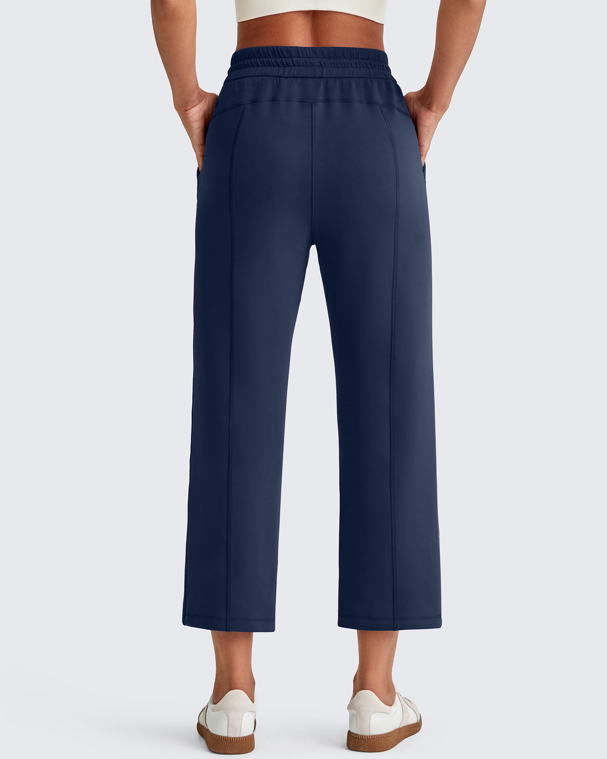 G4Free Activewear - Smoofit High Waist Wide Leg Capris Pants -GF25J293AA-S-GF25J293AB-M-GF25J293AC-L-GF25J293AD-XL-GF25J293AE-XXL