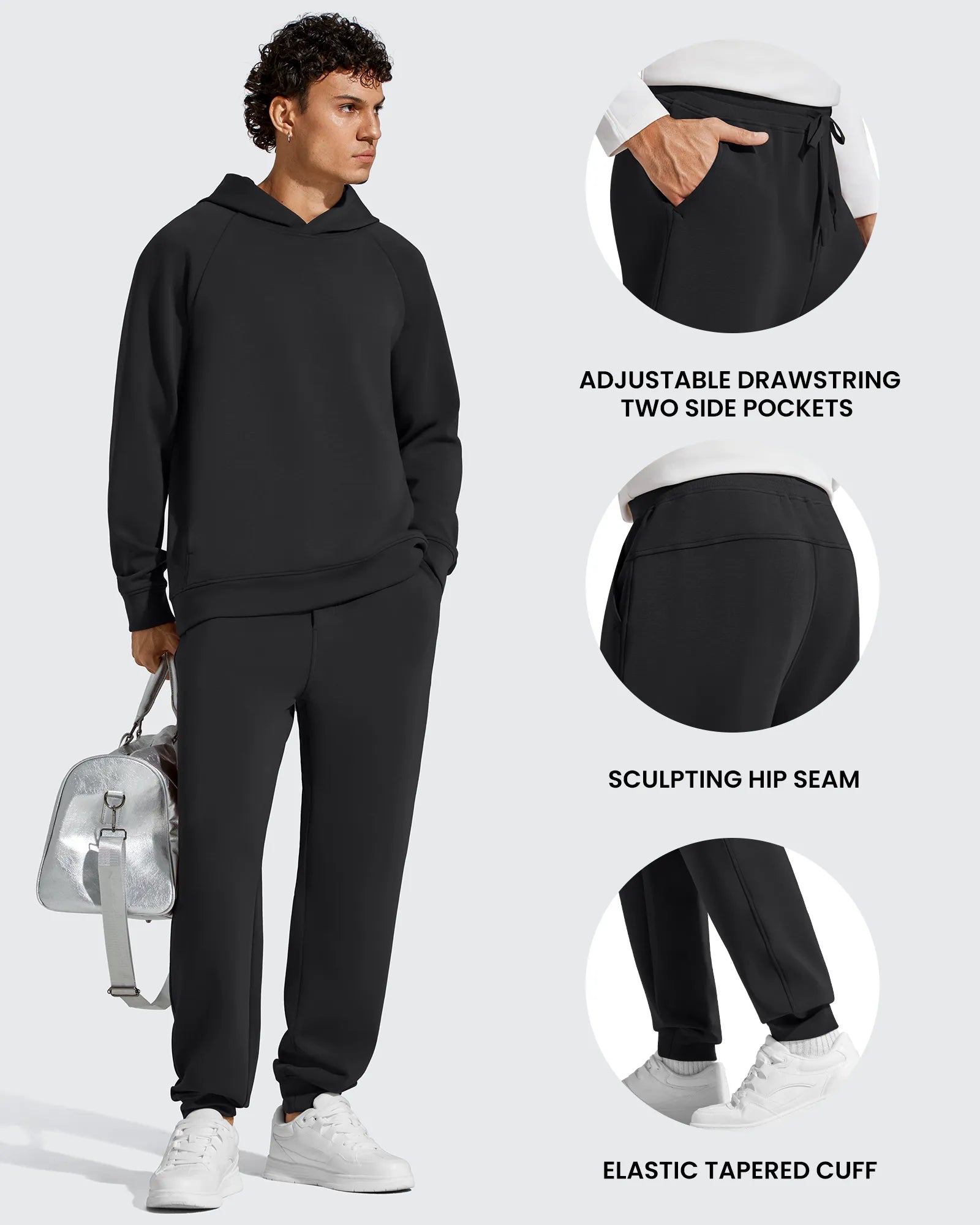 G4Free Activewear - Smoofit Men's Fleece Lined Drawstring Thermal Joggers -GF25DM672CA-S-GF25DM673CA-S-GF25DM672CB-M-GF25DM673CB-M-GF25DM672CC-L