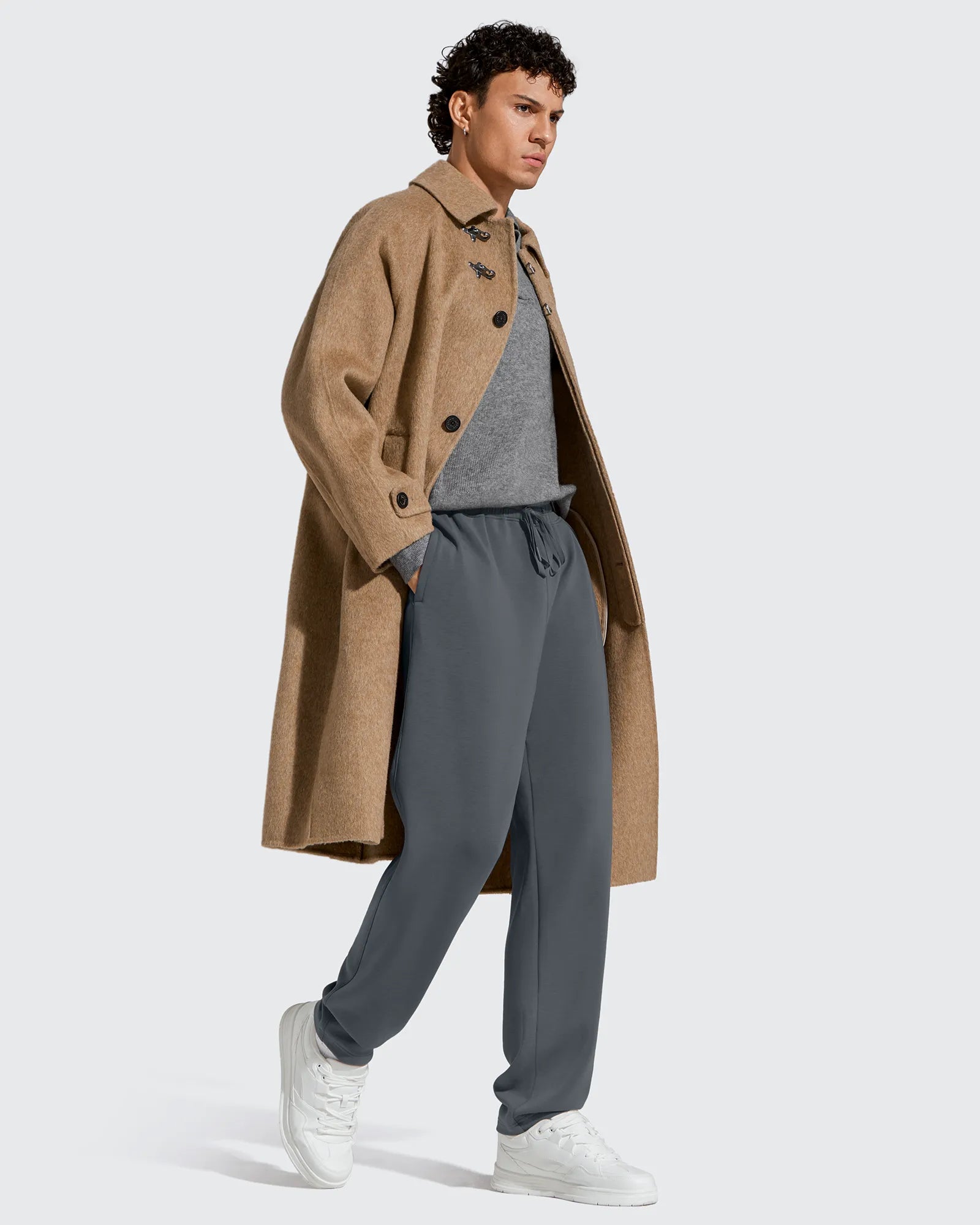 G4Free Activewear - Smoofit Men's Fleece-Lined Drawstring Thermal Sweatpants -GF25DM726AA-S-GF25DM727AA-S-GF25DM726AB-M-GF25DM727AB-M-GF25DM726AC-L