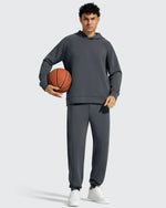 G4Free Activewear - Smoofit Men's Fleece-Lined Pockets Hoodies Pullover Sweatshirts -GF25FM729BA-S-GF25FM729BB-M-GF25FM729BC-L-GF25FM729BD-XL-GF25FM729BE-XXL