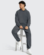 G4Free Activewear - Smoofit Men's Fleece-Lined Pockets Hoodies Pullover Sweatshirts -GF25FM729BA-S-GF25FM729BB-M-GF25FM729BC-L-GF25FM729BD-XL-GF25FM729BE-XXL