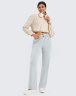 G4Free Activewear - Smoofit Mid-Waist Wide Leg Sweatpants 25 -GF25J472AA-S-GF25J472AB-M-GF25J472AC-L-GF25J472AD-XL-GF25J472AE-XXL