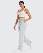 G4Free Activewear - Smoofit Mid-Waist Wide Leg Sweatpants 25 -GF25J472AA-S-GF25J472AB-M-GF25J472AC-L-GF25J472AD-XL-GF25J472AE-XXL