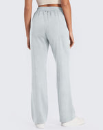 G4Free Activewear - Smoofit Mid-Waist Wide Leg Sweatpants Short -GF25J472AA-S-GF25J472AB-M-GF25J472AC-L-GF25J472AD-XL-GF25J472AE-XXL