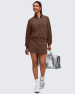 G4Free Activewear - Smoofit Mock Neck Zip Up Pockets Jackets -GF25M528EA-S-GF25M528EB-M-GF25M528EC-L-GF25M528ED-XL-GF25M528EE-XXL