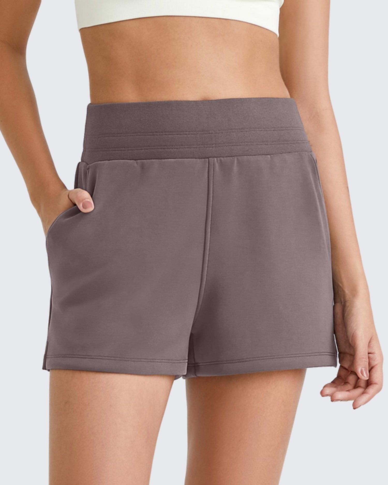 G4Free Activewear - Smoofit Modal Casual Sweat Shorts -GF25E351AA-S-GF25E351AB-M-GF25E351AC-L-GF25E351AD-XL-GF25E351AE-XXL