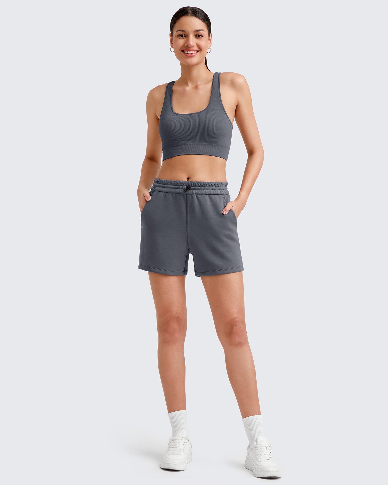 G4Free Activewear - Smoofit Modal Shockcord Relaxed Shorts -GF25E309AA-S-GF25E309AB-M-GF25E309AC-L-GF25E309AD-XL-GF25E309AE-XXL