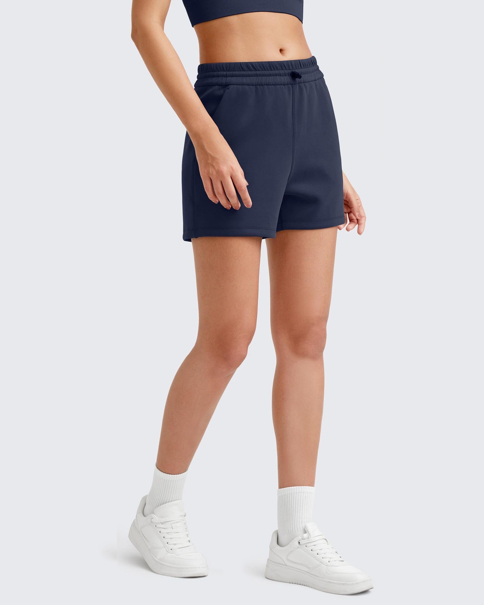 G4Free Activewear - Smoofit Modal Shockcord Relaxed Shorts -GF25E309AA-S-GF25E309AB-M-GF25E309AC-L-GF25E309AD-XL-GF25E309AE-XXL