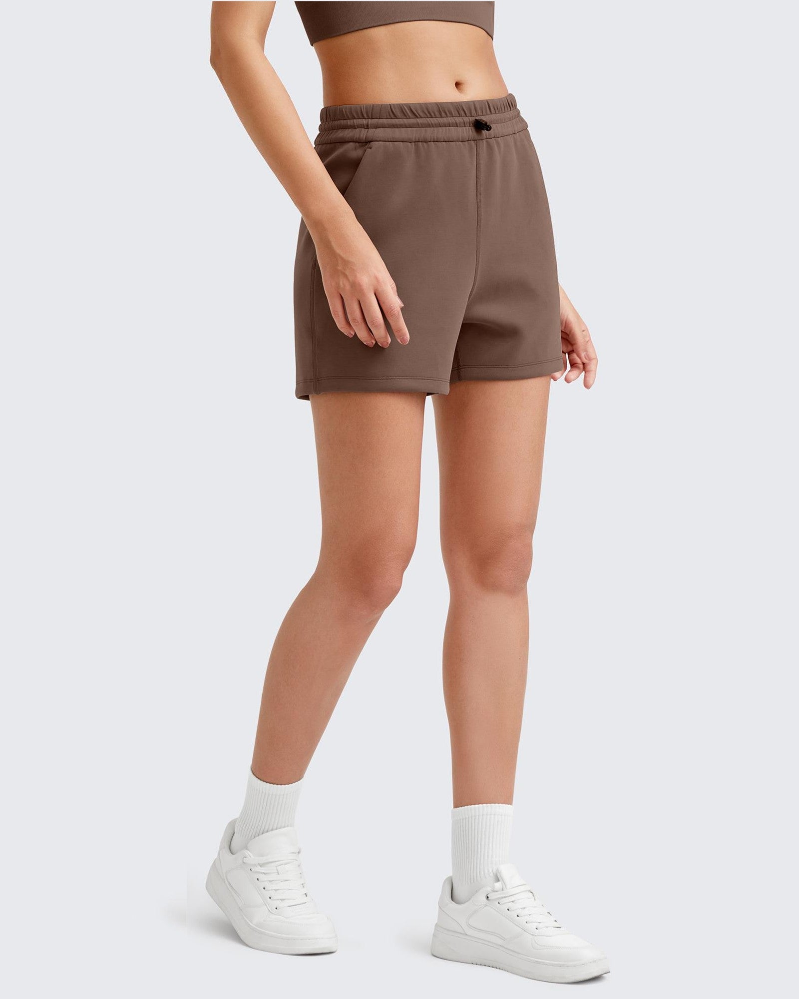 G4Free Activewear - Smoofit Modal Shockcord Relaxed Shorts -GF25E309AA-S-GF25E309AB-M-GF25E309AC-L-GF25E309AD-XL-GF25E309AE-XXL