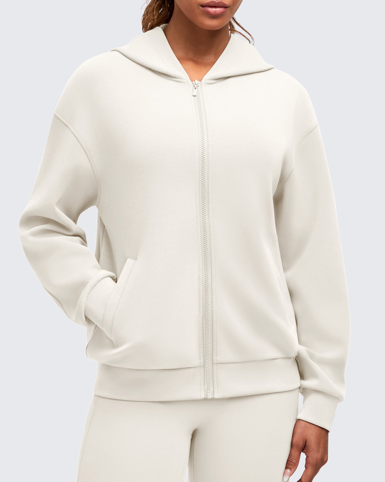 G4Free Activewear - Smoofit Modal Soft Full Zip Hoodies Jackets -GF25M527AA-S-GF25M527AB-M-GF25M527AC-L-GF25M527AD-XL-GF25M527AE-XXL