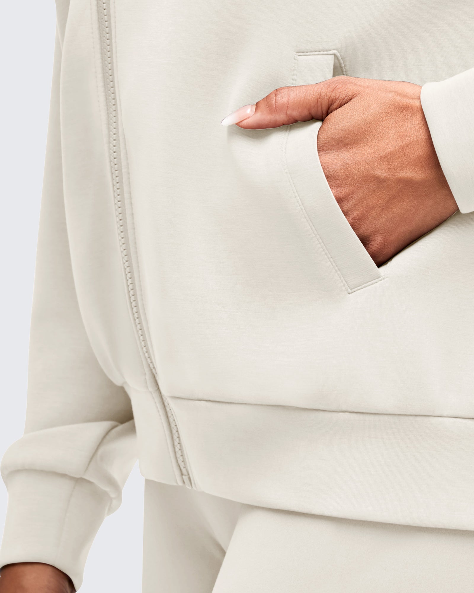 G4Free Activewear - Smoofit Modal Soft Full Zip Hoodies Jackets -GF25M527AA-S-GF25M527AB-M-GF25M527AC-L-GF25M527AD-XL-GF25M527AE-XXL