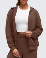 G4Free Activewear - Smoofit Modal Soft Full Zip Hoodies Jackets -GF25M527AA-S-GF25M527AB-M-GF25M527AC-L-GF25M527AD-XL-GF25M527AE-XXL