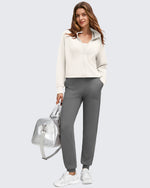 G4Free Activewear - Smoofit Modal Zip Up Mock Neck Pockets Sweatshirts -GF25M551AF-XS-GF25M551AA-S-GF25M551AB-M-GF25M551AC-L-GF25M551AD-XL