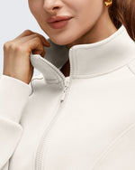 G4Free Activewear - Smoofit Modal Zip Up Mock Neck Pockets Sweatshirts -GF25M551AF-XS-GF25M551AA-S-GF25M551AB-M-GF25M551AC-L-GF25M551AD-XL