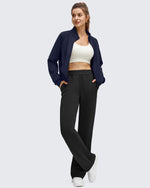 G4Free Activewear - Smoofit Modal Zip Up Mock Neck Pockets Sweatshirts -GF25M551AF-XS-GF25M551AA-S-GF25M551AB-M-GF25M551AC-L-GF25M551AD-XL