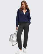 G4Free Activewear - Smoofit Modal Zip Up Mock Neck Pockets Sweatshirts -GF25M551AF-XS-GF25M551AA-S-GF25M551AB-M-GF25M551AC-L-GF25M551AD-XL