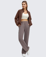 G4Free Activewear - Smoofit Modal Zip Up Mock Neck Pockets Sweatshirts -GF25M551AF-XS-GF25M551AA-S-GF25M551AB-M-GF25M551AC-L-GF25M551AD-XL