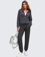 G4Free Activewear - Smoofit Modal Zip Up Mock Neck Pockets Sweatshirts -GF25M551AF-XS-GF25M551AA-S-GF25M551AB-M-GF25M551AC-L-GF25M551AD-XL