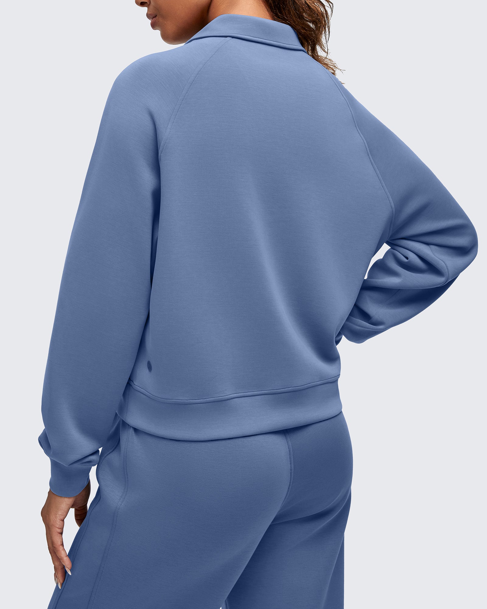 G4Free Activewear - Smoofit Polo Pullover Button Up Sweatshirts -GF25F540FF-XS-GF25F540FA-S-GF25F540FB-M-GF25F540FC-L-GF25F540FD-XL