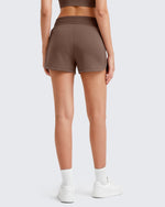 G4Free Activewear - Smoofit Side Slit Drawstring Sweat Shorts -GF25E341AA-S-GF25E341AB-M-GF25E341AC-L-GF25E341AD-XL-GF25E341AE-XXL