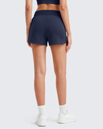 G4Free Activewear - Smoofit Side Slit Drawstring Sweat Shorts -GF25E341AA-S-GF25E341AB-M-GF25E341AC-L-GF25E341AD-XL-GF25E341AE-XXL