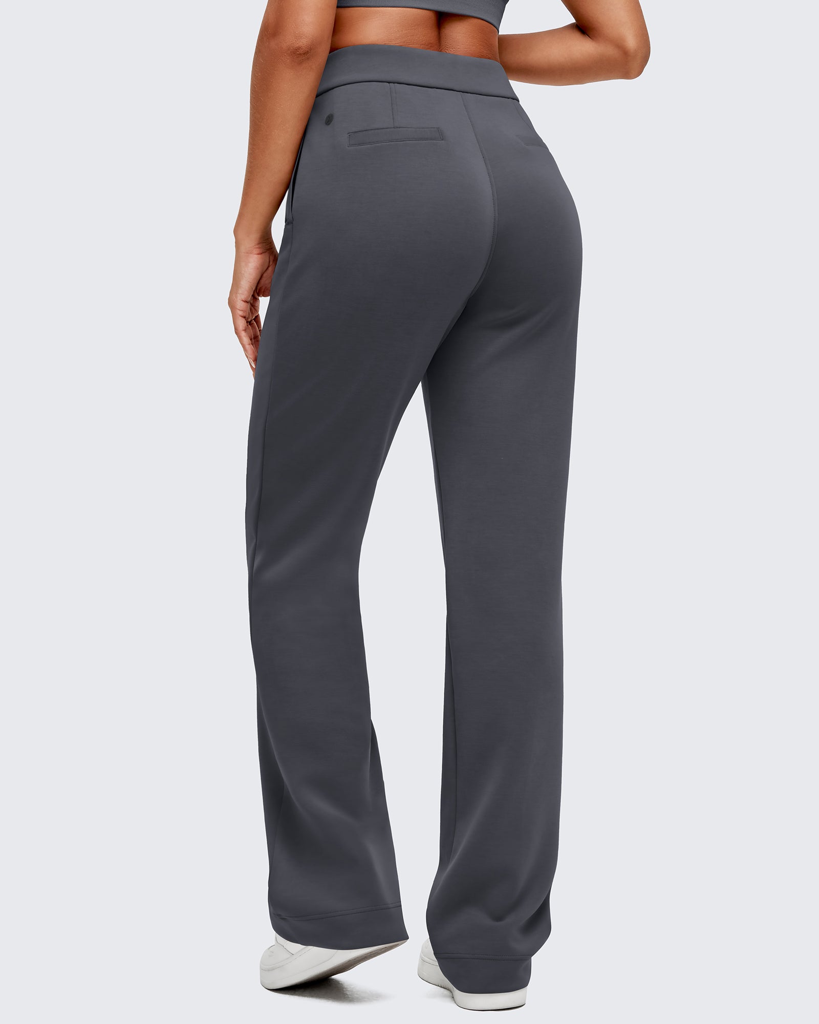 G4Free Activewear - Smoofit Straight Leg Elastic High Waist Dress Pants -GF25D584AA-S-GF25D585AA-S-GF25D586AA-S-GF25D584AB-M-GF25D585AB-M