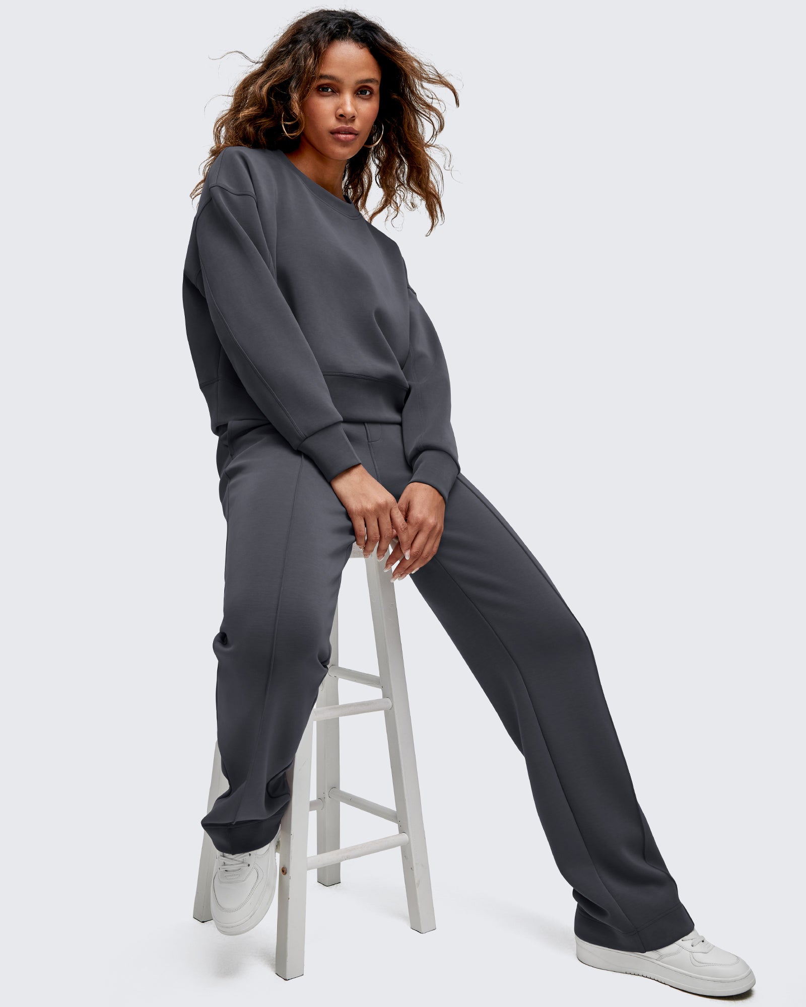 G4Free Activewear - Smoofit Straight Leg Elastic High Waist Dress Pants -GF25D584AA-S-GF25D585AA-S-GF25D586AA-S-GF25D584AB-M-GF25D585AB-M