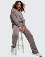 G4Free Activewear - Smoofit Straight Leg Elastic High Waist Dress Pants -GF25D584AA-S-GF25D585AA-S-GF25D586AA-S-GF25D584AB-M-GF25D585AB-M