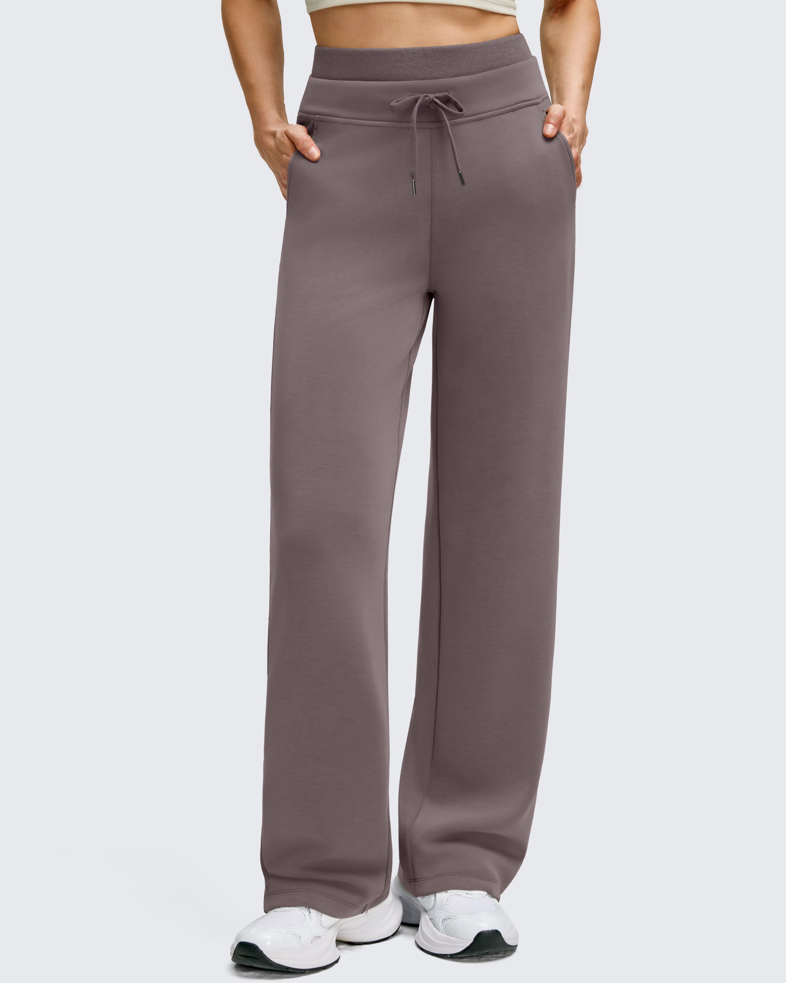 G4Free Activewear - Smoofit Wide Leg Drawstring Double Layer Waist Pants -GF25J590AA-S-GF25J591AA-S-GF25J592AA-S-GF25J590AB-M-GF25J591AB-M