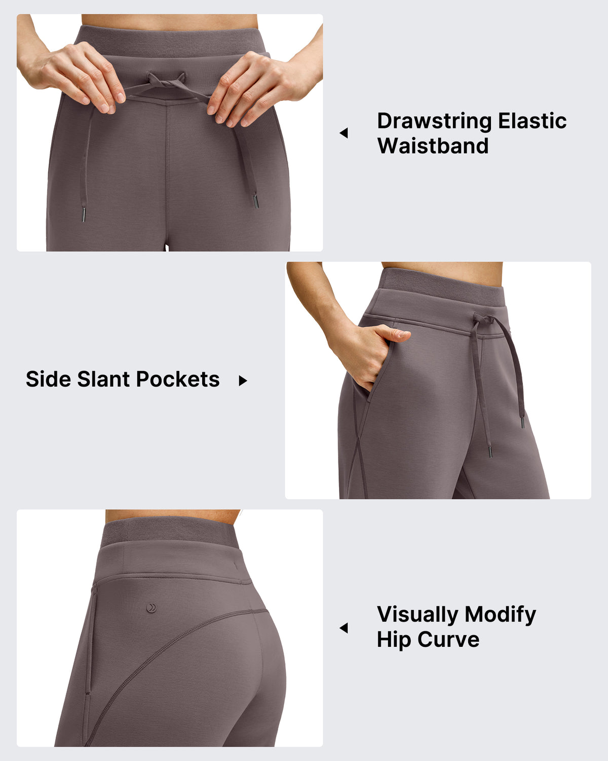G4Free Activewear - Smoofit Wide Leg Drawstring Double Layer Waist Pants -GF25J590AA-S-GF25J591AA-S-GF25J592AA-S-GF25J590AB-M-GF25J591AB-M