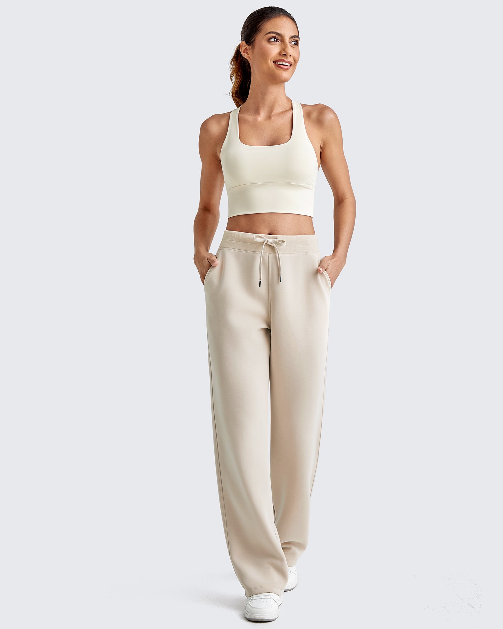 G4Free Activewear - Smoofit Wide Leg Elastic Drawstring Sweatpants -GF25J440AF-XS-GF25J441AF-XS-GF25J442AF-XS-GF25J440AA-S-GF25J441AA-S