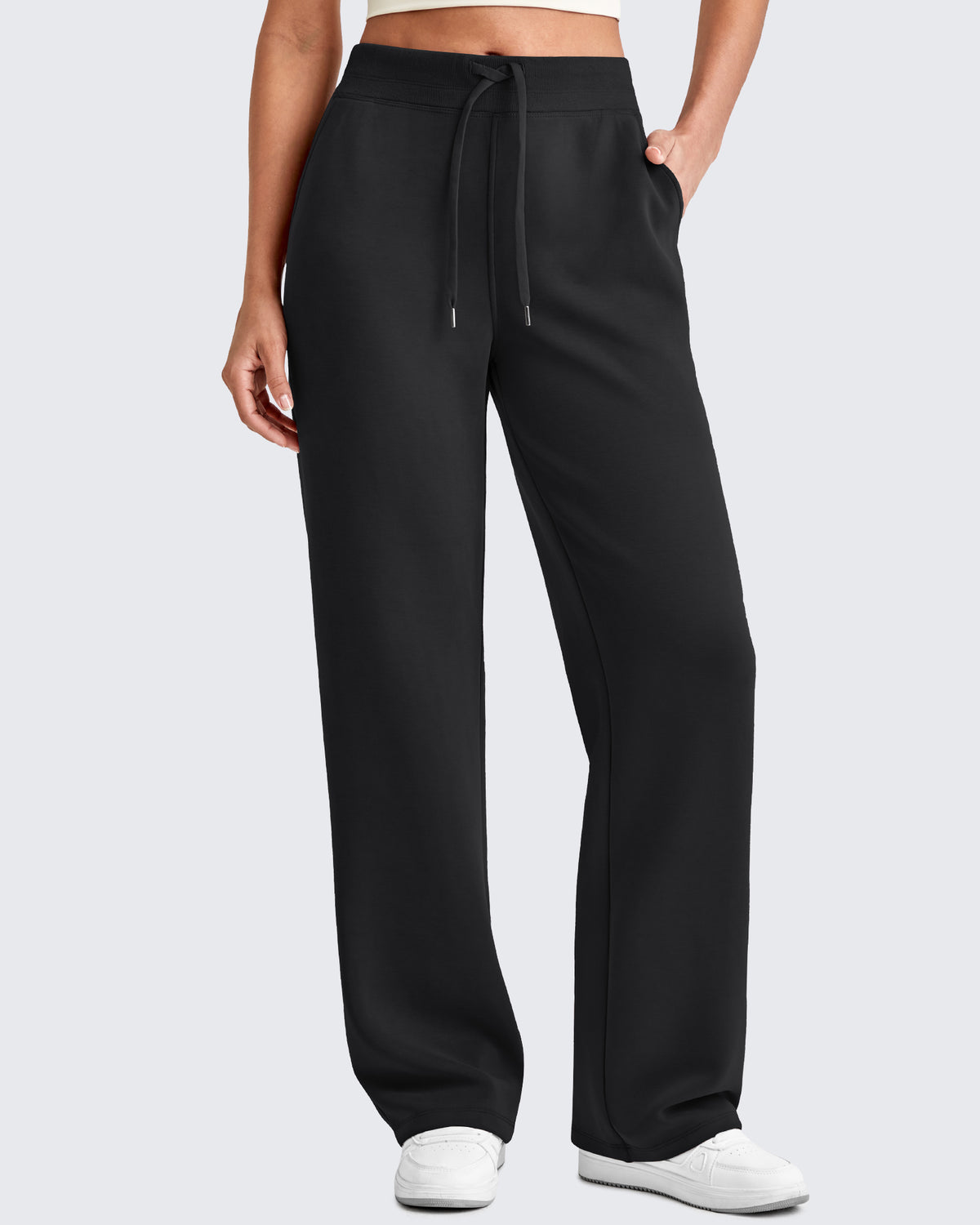 G4Free Activewear - Smoofit Wide Leg Elastic Drawstring Sweatpants -GF25J440AF-XS-GF25J441AF-XS-GF25J442AF-XS-GF25J440AA-S-GF25J441AA-S