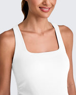 G4Free Activewear - Square Neck Ruched Pregnancy Workout Tanks -GF25LY415IA-S-GF25LY415IB-M-GF25LY415IC-L-GF25LY415ID-XL-GF25LY415IF-XS