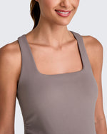 G4Free Activewear - Square Neck Ruched Pregnancy Workout Tanks -GF25LY415IA-S-GF25LY415IB-M-GF25LY415IC-L-GF25LY415ID-XL-GF25LY415IF-XS